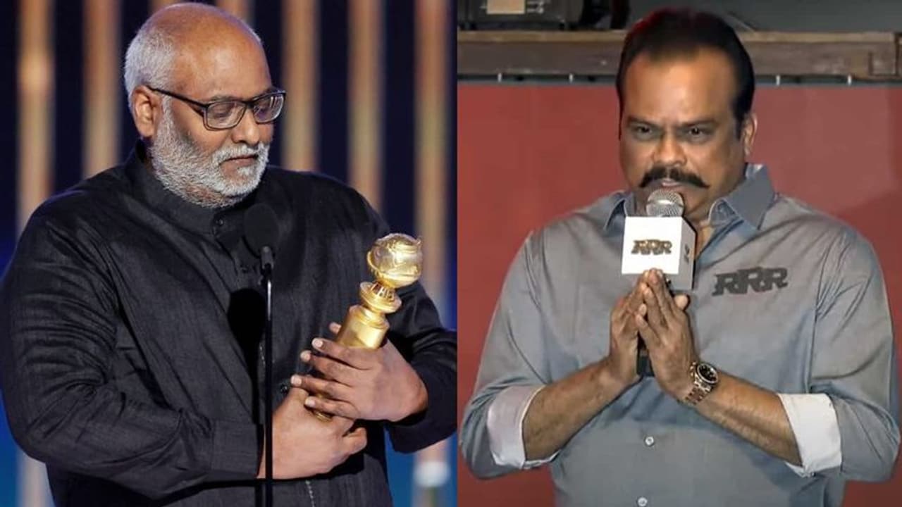 ఆర్ ఆర్ ఆర్ నిర్మాతకు అవమానం?.. అంతర్జాతీయ వేదికపై దానయ్య పేరు ప్రస్తావించని కీరవాణి!