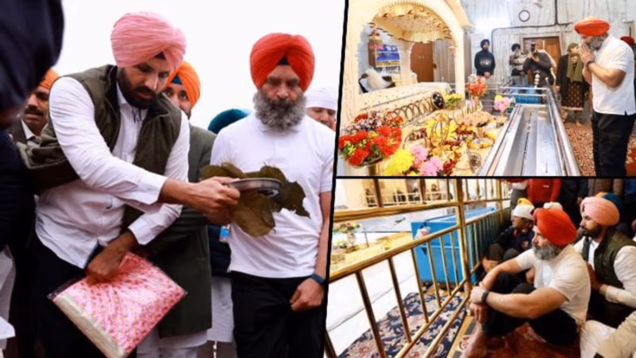 Bharat Jodo Yatra: Ahead of Punjab leg, Rahul Gandhi pays obeisance at Fatehgarh Sahib gurdwara