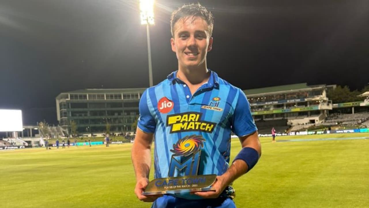 బేబీ ఏబీడీ సంచలనం.. సౌతాఫ్రికా టీ20 టోర్నీలో కేప్టౌన్ శుభారంభం బేబీ ఏబీడీ సంచలనం.. సౌతాఫ్రికా టీ20 టోర్నీలో కేప్టౌన్ శుభారంభం