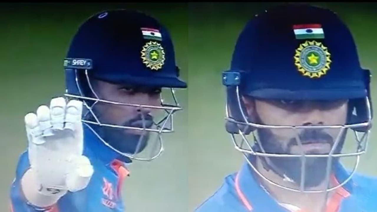 രണ്ടാം റണ്ണോടിയില്ല, ഹാര്ദ്ദിക് പാണ്ഡ്യയെ നോക്കി പേടിപ്പിച്ച് വിരാട് കോലി വീഡിയോ രണ്ടാം റണ്ണോടിയില്ല, ഹാര്ദ്ദിക് പാണ്ഡ്യയെ നോക്കി പേടിപ്പിച്ച് വിരാട് കോലി വീഡിയോ