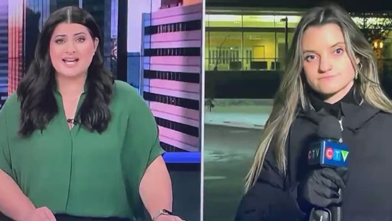 ലൈവ് റിപ്പോർട്ടിങ്ങിനിടെ തളർന്നു വീണ് മാധ്യമ പ്രവർത്തക; വീഡിയോ വൈറല്‍ 