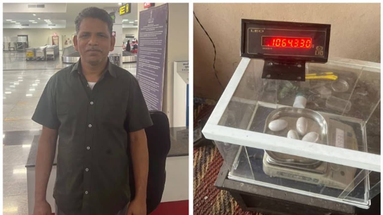 പായ്ക്കറ്റുകളാക്കി മലദ്വാരത്തിൽ ഒളിപ്പിച്ചു; കരിപ്പൂരിൽ ഒരു കിലോയിലേറെ സ്വർണ മിശ്രിതം പിടികൂടി പായ്ക്കറ്റുകളാക്കി മലദ്വാരത്തിൽ ഒളിപ്പിച്ചു; കരിപ്പൂരിൽ ഒരു കിലോയിലേറെ സ്വർണ മിശ്രിതം പിടികൂടി