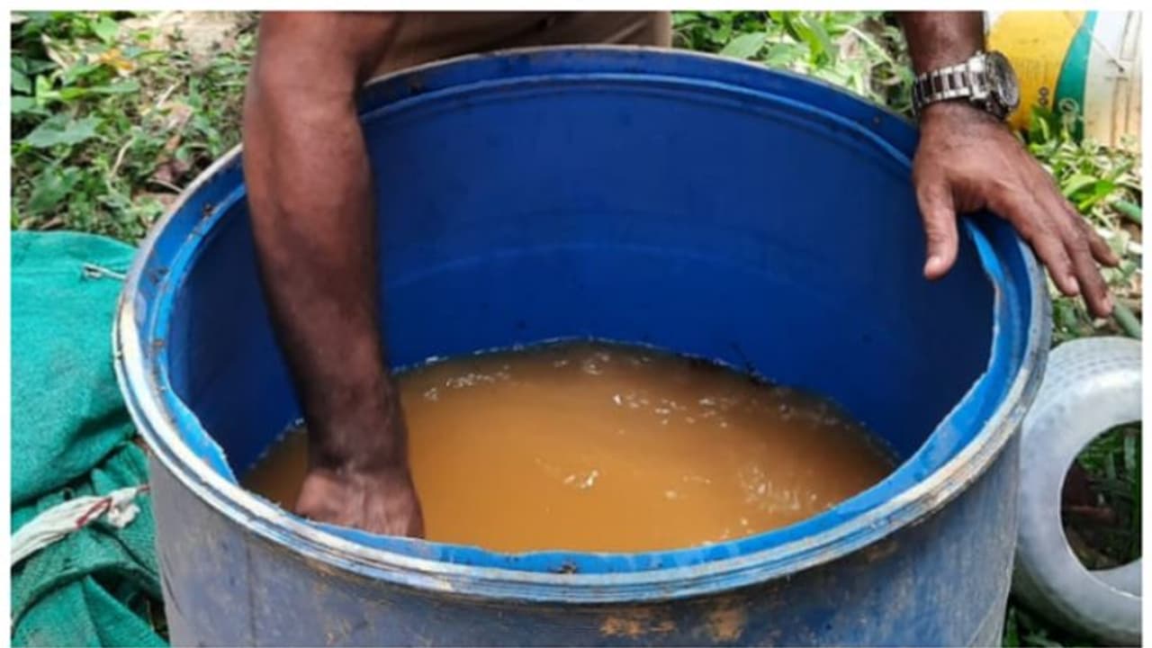 പൗൾട്രി ഫാമിൽ നിന്നും പിടികൂടിയത് 180 ലിറ്റർ കോട; വാറ്റുപകരണങ്ങളും കണ്ടെത്തിയതായി എക്സൈസ് സംഘം