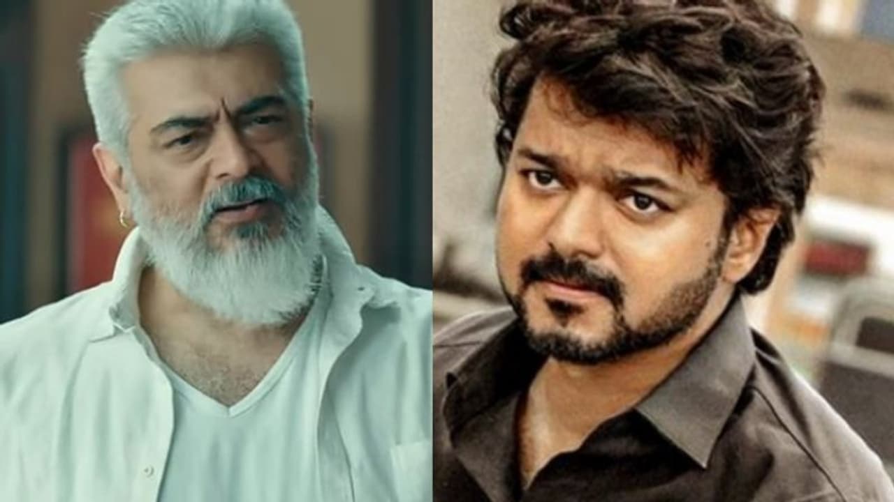 കേരളത്തില് ഒന്നാമത് വിജയ്യോ അജിത്തോ?, തിയറ്ററുകളില് 'വാരിസും' 'തുനിവും നേടിയതിന്റെ കണക്കുകള് കേരളത്തില് ഒന്നാമത് വിജയ്യോ അജിത്തോ?, തിയറ്ററുകളില് 'വാരിസും' 'തുനിവും നേടിയതിന്റെ കണക്കുകള്