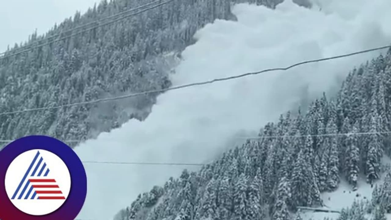 ಪ್ರವಾಹದಂತೆ ಧುಮ್ಮಿಕ್ಕುವ ಹಿಮ : ಹಿಮಪಾತದ ರೋಚಕ ದೃಶ್ಯ ಕ್ಯಾಮರಾದಲ್ಲಿ ಸೆರೆ