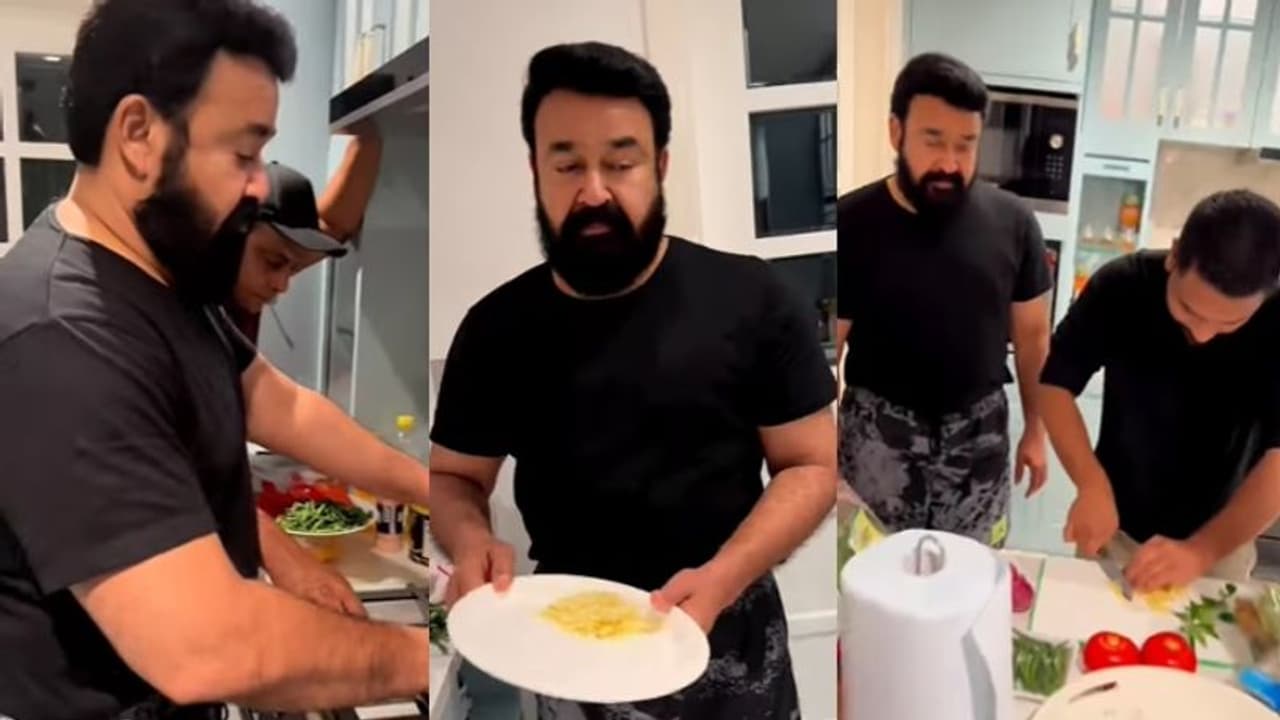 വീണ്ടും ഷെഫ് ആയി മോഹൻലാൽ; ഒപ്പം 'പാലാപ്പള്ളി'ക്ക് ചുവടും; വീഡിയോ വീണ്ടും ഷെഫ് ആയി മോഹൻലാൽ; ഒപ്പം 'പാലാപ്പള്ളി'ക്ക് ചുവടും; വീഡിയോ