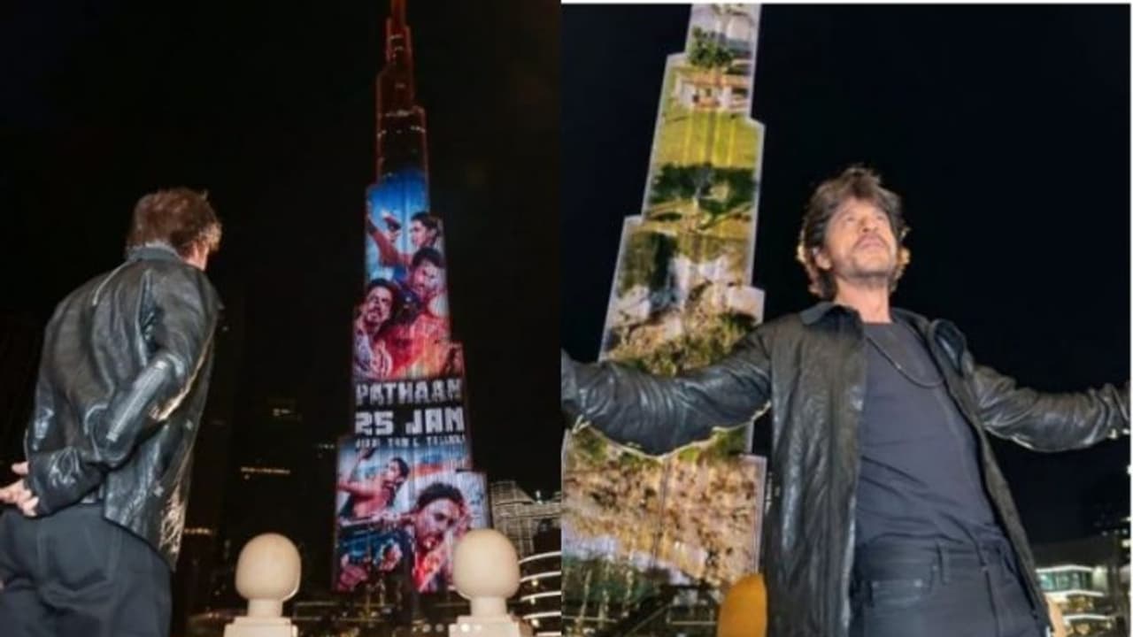Pathaan Trailer; ದುಬೈನಲ್ಲಿ ಶಾರುಖ್ ಸಿನಿಮಾ ಪ್ರಚಾರ; ಬುರ್ಜ್ ಖಲೀಫ ಮೇಲೆ ರಾರಾಜಿಸಿದ ಪಠಾಣ್ ಟ್ರೈಲರ್ 