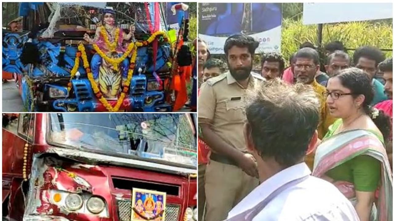 ശബരിമല പാതയിൽ വീണ്ടും അപകടം, തീർത്ഥാടകരുടെ വാഹനങ്ങൾ കൂട്ടിയിടിച്ചു; കളക്ടറടക്കമുള്ളവർ സ്ഥലത്തെത്തി