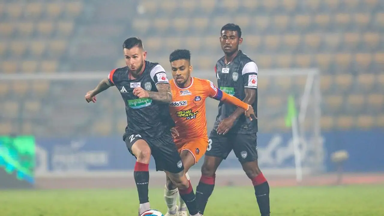 ISL 2022 23: FC Goa NorthEast United share honours with a competitive 2 2 draw ISL 2022 23: FC Goa NorthEast United share honours with a competitive 2 2 draw