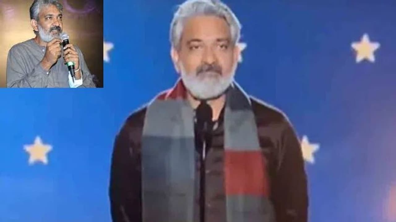 RRR ఖాతాలో మరో అరుదైన అవార్డ్.. నా ఎదుగదలకు కారణం ఆమె అంటూ జక్కన్న స్పీచ్ RRR ఖాతాలో మరో అరుదైన అవార్డ్.. నా ఎదుగదలకు కారణం ఆమె అంటూ జక్కన్న స్పీచ్