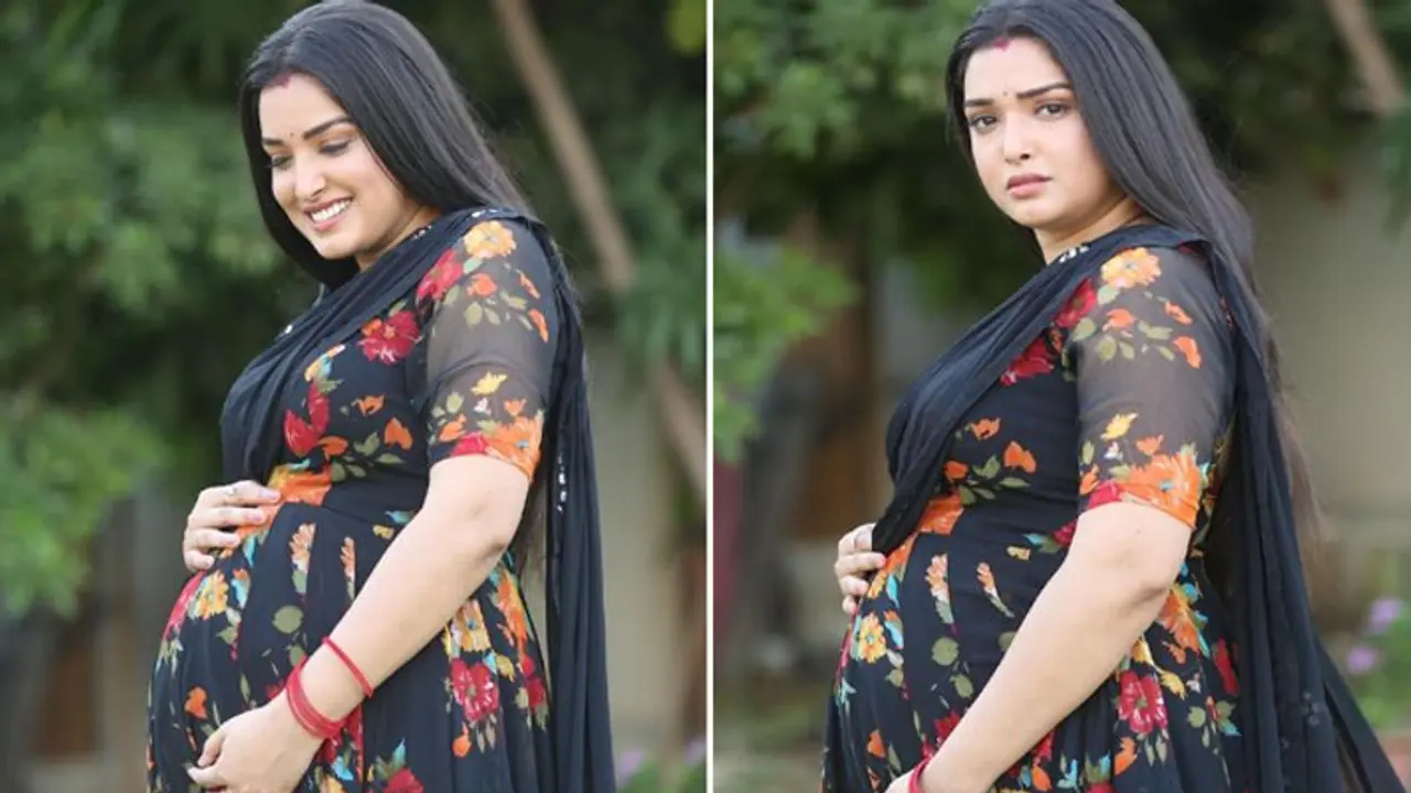 बेबी बंप फ्लॉन्ट कर आम्रपाली दुबे ने शेयर की PHOTOS, देखते ही मचा कोहराम, कुछ ने पूछा ये कब हुआ
