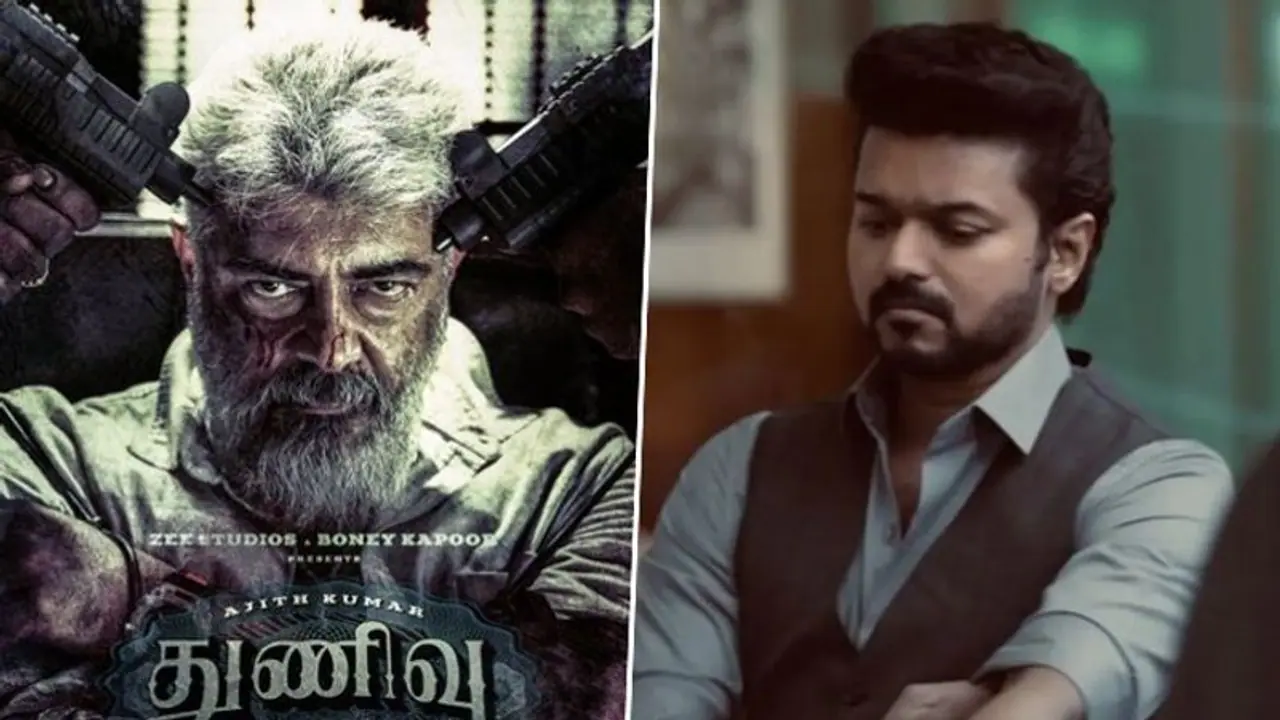 Varisu vs Thunivu Box Office Day 5: Vijay, Ajith starrer Tamil actioner films join the Rs 100 crores club Varisu vs Thunivu Box Office Day 5: Vijay, Ajith starrer Tamil actioner films join the Rs 100 crores club