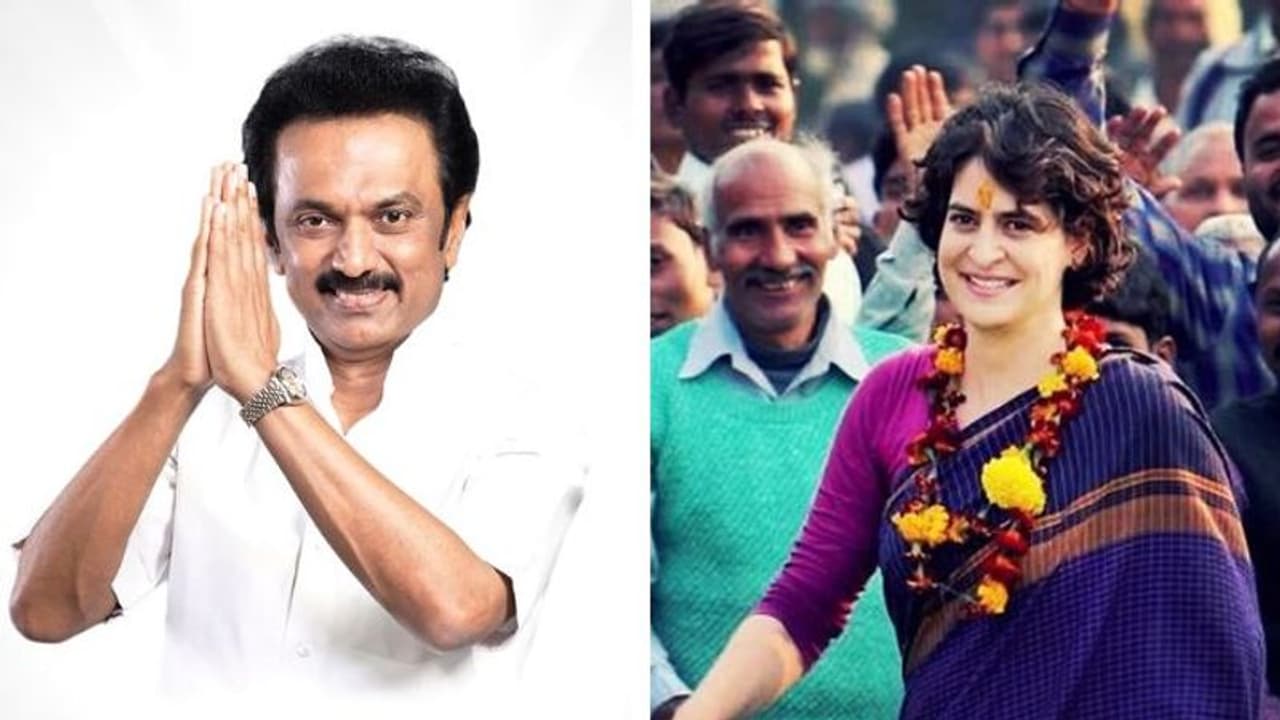 குடும்ப தலைவிக்கு மாதம் 2 ஆயிரம் ரூபாய்.. ஸ்டாலின் ஸ்டைலில் பிரியங்கா காந்தி அறிவிப்பு! பெண்கள் குஷி!