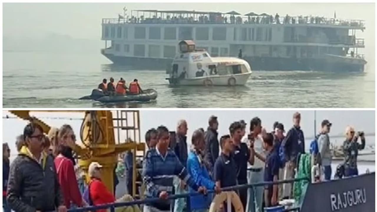 ಲೋಕಾರ್ಪಣೆಯಾದ ಮೂರನೇ ದಿನಕ್ಕೆ ಬಿಹಾರದ ಛಪ್ರಾದಲ್ಲಿ ಸಿಕ್ಕಿಹಾಕಿಕೊಂಡ ಗಂಗಾ ವಿಲಾಸ್ ಕ್ರೂಸ್! ಲೋಕಾರ್ಪಣೆಯಾದ ಮೂರನೇ ದಿನಕ್ಕೆ ಬಿಹಾರದ ಛಪ್ರಾದಲ್ಲಿ ಸಿಕ್ಕಿಹಾಕಿಕೊಂಡ ಗಂಗಾ ವಿಲಾಸ್ ಕ್ರೂಸ್!