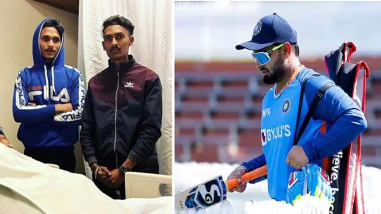 ఈ ఇద్దరూ సూపర్ హీరోలే నన్ను కాపాడారు... ఆసుపత్రి బెడ్ మీద నుంచి రిషబ్ పంత్ ట్వీట్...