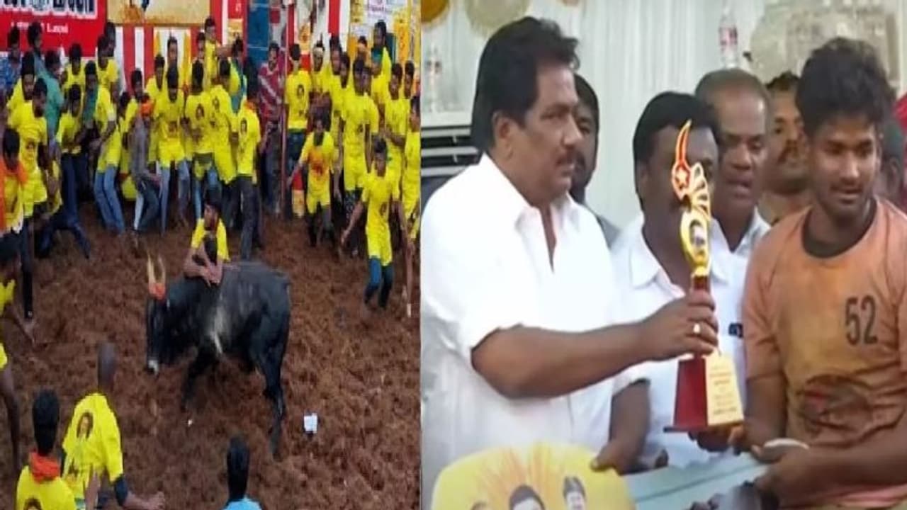 நிறைவு பெற்றது அலங்காநல்லூர் ஜல்லிக்கட்டு... 26 காளைகளை அடக்கி முதல் பரிசை வென்றார் அபி சித்தர்!! நிறைவு பெற்றது அலங்காநல்லூர் ஜல்லிக்கட்டு... 26 காளைகளை அடக்கி முதல் பரிசை வென்றார் அபி சித்தர்!!