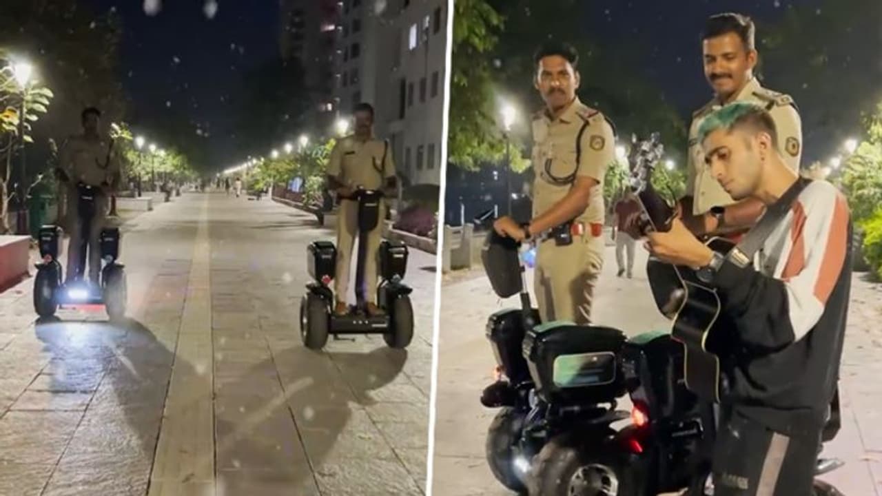 Kerala youth's soulful rendition impresses two cops while patrolling on duty; watch video