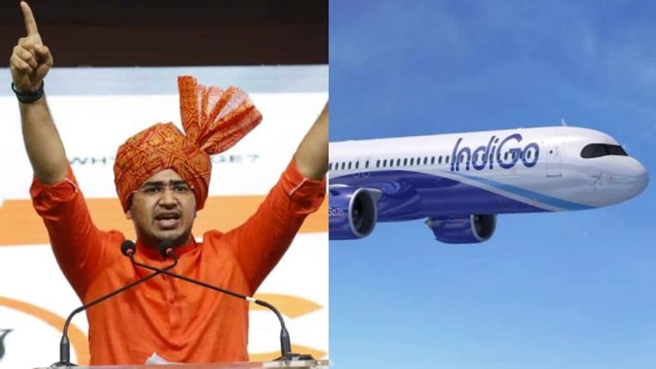 തേജസ്വി സൂര്യ വിമാനത്തിൻ്റെ എമർജൻസി വാതിൽ തുറന്നെന്ന് ആരോപണം: അന്വേഷണം പ്രഖ്യാപിച്ച് ഡിജിസിഎ തേജസ്വി സൂര്യ വിമാനത്തിൻ്റെ എമർജൻസി വാതിൽ തുറന്നെന്ന് ആരോപണം: അന്വേഷണം പ്രഖ്യാപിച്ച് ഡിജിസിഎ