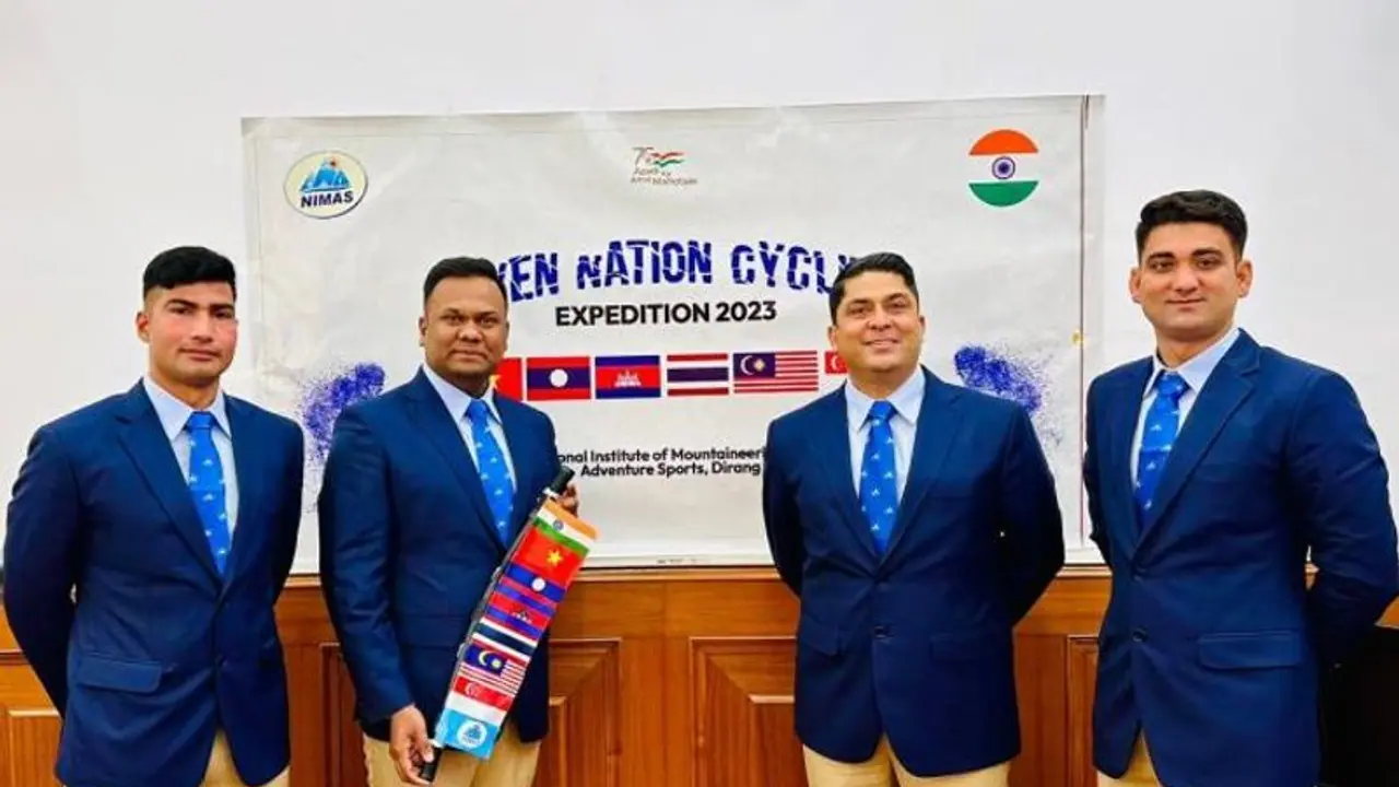 4 member NIMAS team to undertake cycling expedition to 6 south east Asian nations 4 member NIMAS team to undertake cycling expedition to 6 south east Asian nations