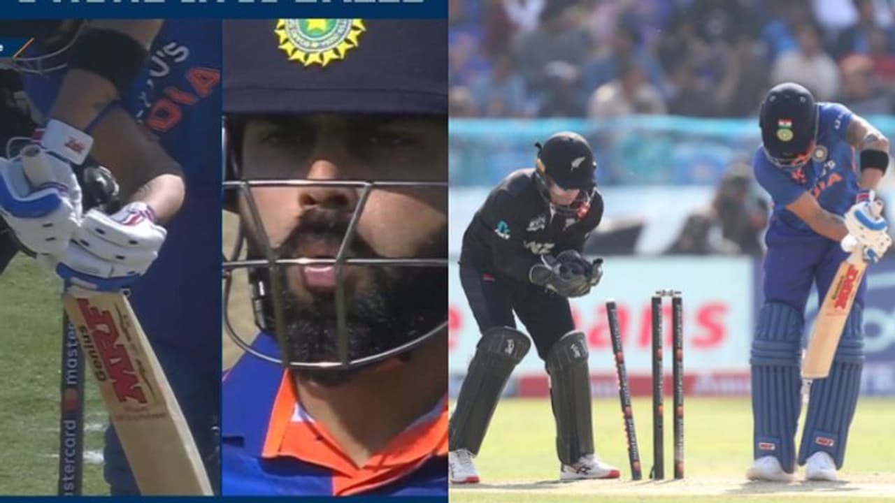 കോലിക്ക് ഒരു നിമിഷം എല്ലാം പിഴച്ചു; പുറത്താക്കി സാന്റ്നറുടെ മിന്നും പന്ത് വീഡിയോ കോലിക്ക് ഒരു നിമിഷം എല്ലാം പിഴച്ചു; പുറത്താക്കി സാന്റ്നറുടെ മിന്നും പന്ത് വീഡിയോ