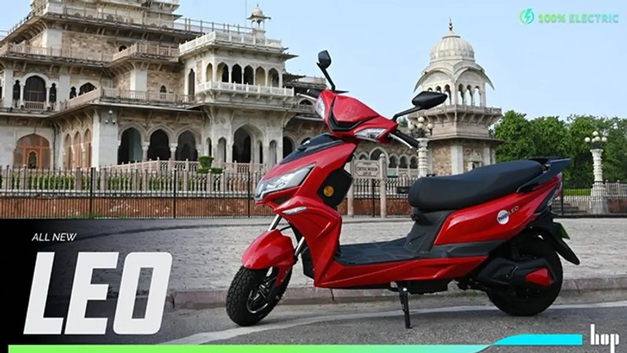 HOP LEO high speed electric scooter with 120 km range launched in India, price under Rs 1 lakh