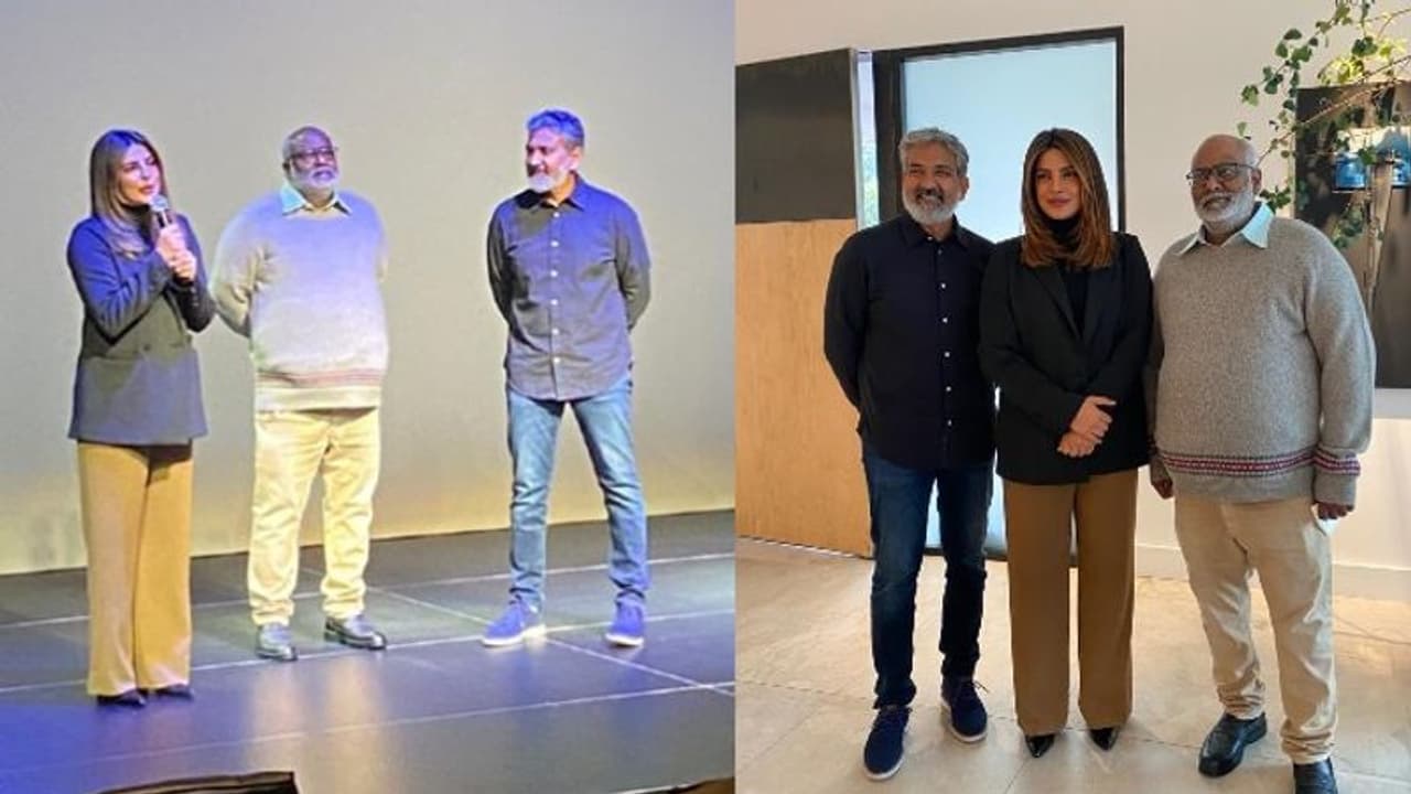 RRR స్పెషల్ స్క్రీనింగ్ లో మెరిసిన ప్రియాంక చోప్రా, జక్కన్నతో ఫోటోలకు ఫోజులిచ్చిన గ్లోబల్ బ్యూటీ RRR స్పెషల్ స్క్రీనింగ్ లో మెరిసిన ప్రియాంక చోప్రా, జక్కన్నతో ఫోటోలకు ఫోజులిచ్చిన గ్లోబల్ బ్యూటీ