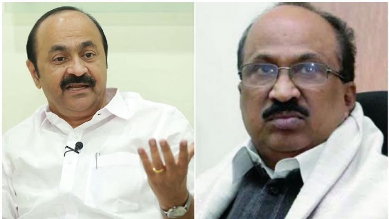 'കെവി തോമസിനെ നിയമിച്ചത് സിപിഎം ബിജെപി ഇടനിലക്കാരനായി; യാത്രകളിൽ സംഘപരിവാര് ബന്ധം വ്യക്തം': വിമർശിച്ച് സതീശൻ 'കെവി തോമസിനെ നിയമിച്ചത് സിപിഎം ബിജെപി ഇടനിലക്കാരനായി; യാത്രകളിൽ സംഘപരിവാര് ബന്ധം വ്യക്തം': വിമർശിച്ച് സതീശൻ