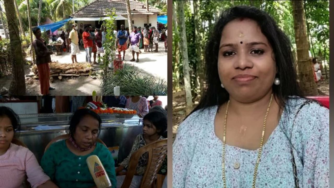 ആശയെ അവസാനമായി കാണാൻ മക്കളെത്തി, മൃതദേഹം സംസ്കരിച്ചു ആശയെ അവസാനമായി കാണാൻ മക്കളെത്തി, മൃതദേഹം സംസ്കരിച്ചു