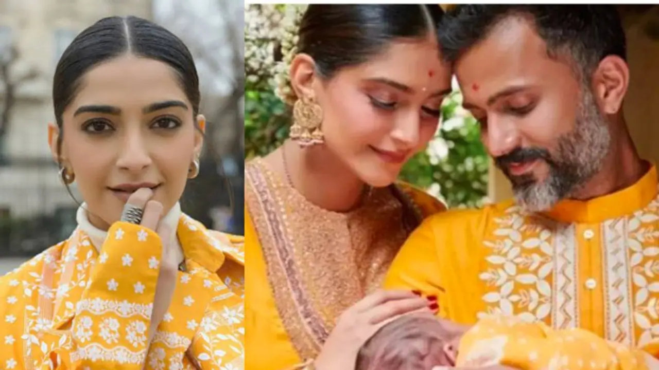 മകന്‍ പിറന്നിട്ട് അഞ്ച് മാസം; 'കോക്കോമെലണ്‍' കേക്ക് മുറിച്ച് ആഘോഷിച്ച് സോനം കപൂര്‍