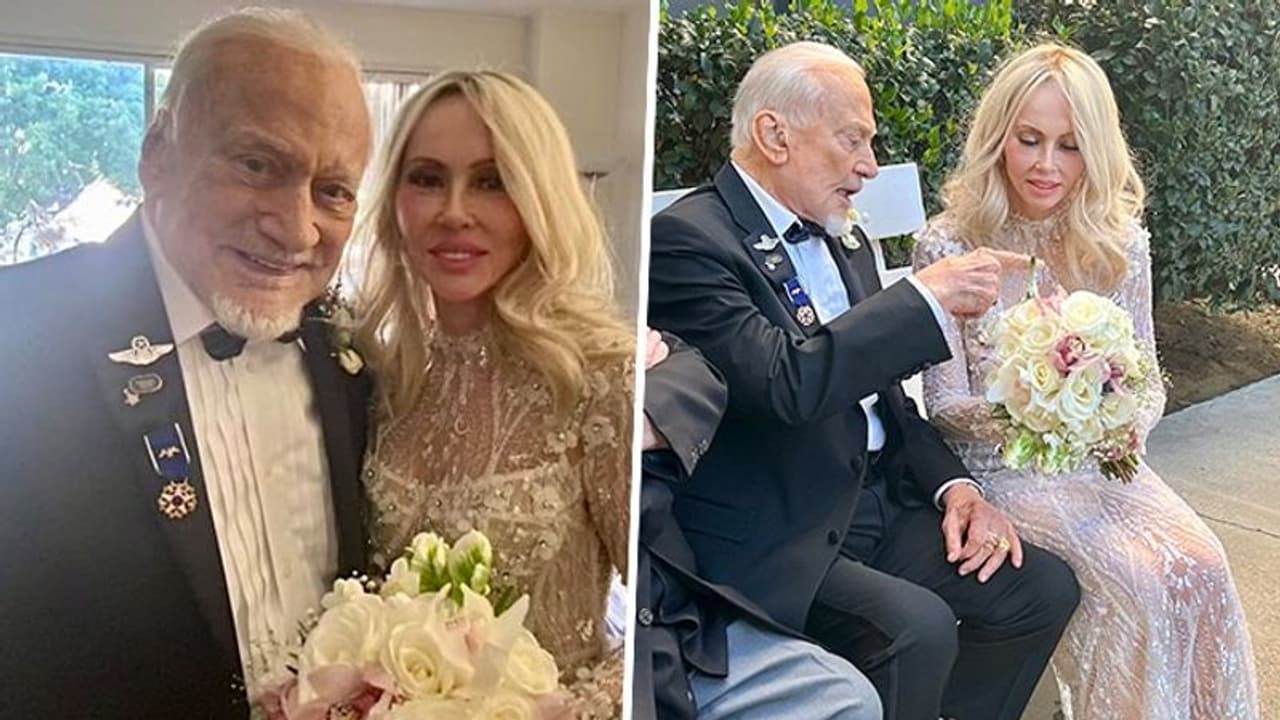 Buzz Aldrin gets married on 93rd birthday, check out his post; Twitterati can't keep calm