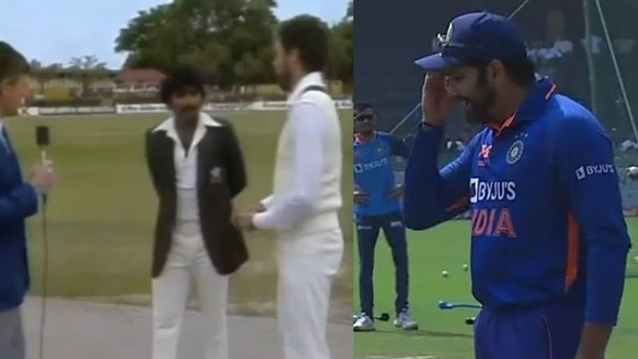 അന്ന് ജാവേദ് മിയാന്ദാദ്, ഇന്ന് രോഹിത് ശര്മ;ടോസിനുശേഷം എന്ത് ചെയ്യണമെന്നറിയാതെ 2 നായകന്മാര് അന്ന് ജാവേദ് മിയാന്ദാദ്, ഇന്ന് രോഹിത് ശര്മ;ടോസിനുശേഷം എന്ത് ചെയ്യണമെന്നറിയാതെ 2 നായകന്മാര്