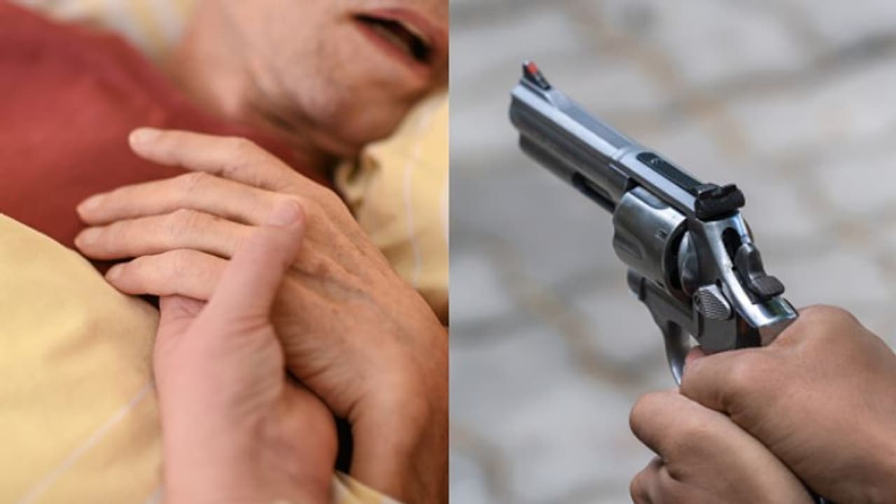 വേദന സഹിക്കാന്‍ വയ്യെന്ന് ഭര്‍ത്താവ്; വെടിവച്ച് കൊലപ്പെടുത്തി 76കാരിയായ ഭാര്യ