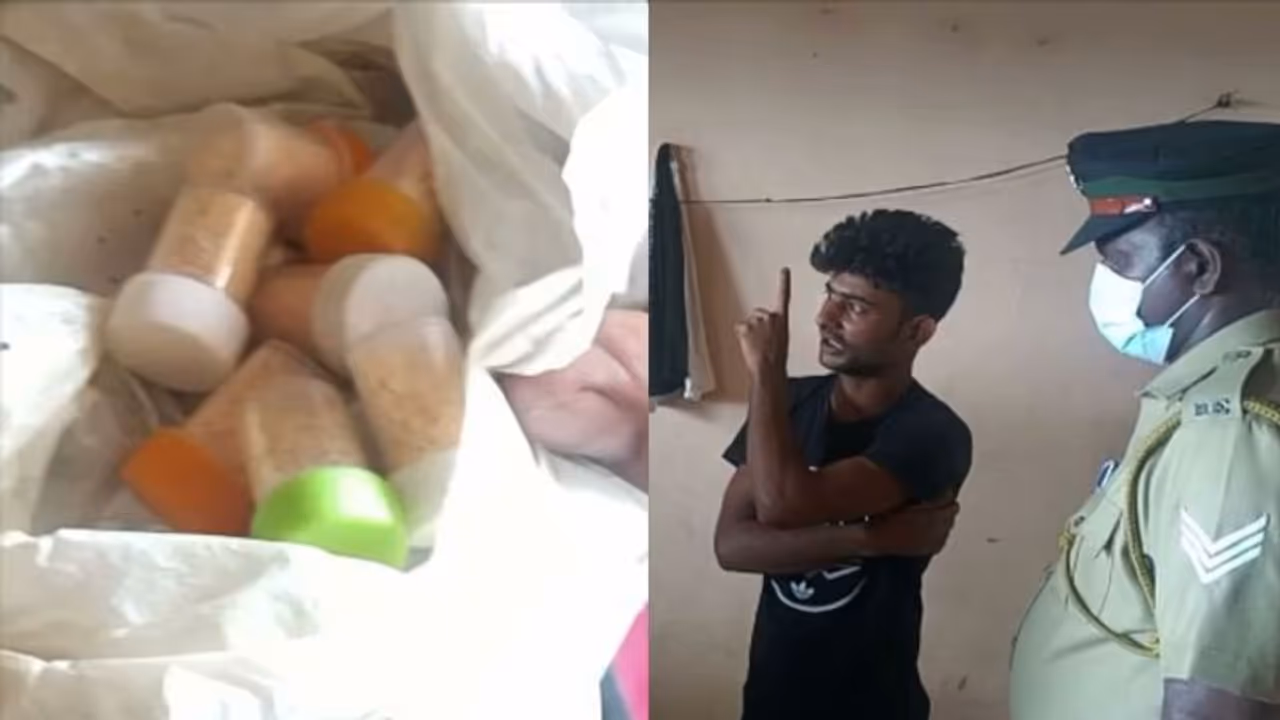 ഏഴ് ടിൻ ബ്രൗണ്‍ ഷുഗറുമായി ഇതര സംസ്ഥാന തൊഴിലാളി എക്സൈസിൻ്റെ പിടിയിൽ 