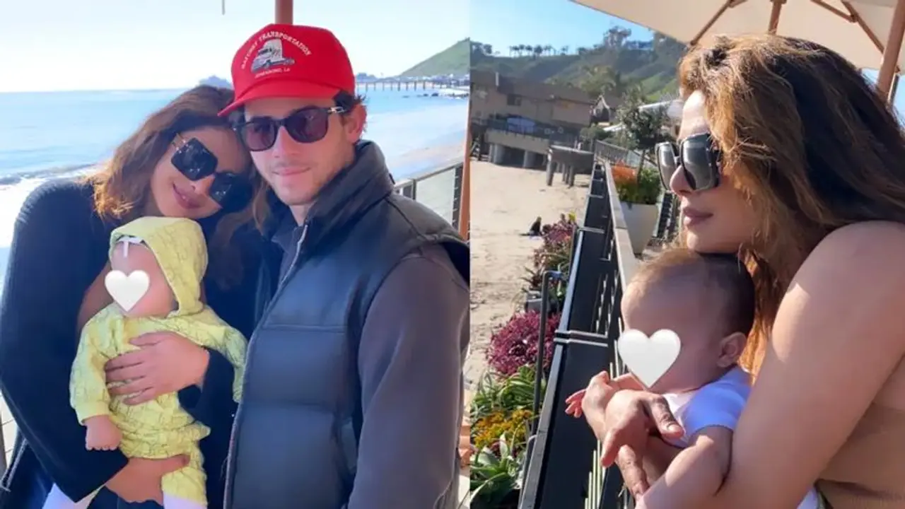 Priyanka Chopra, Nick Jonas chilling at Malibu beach with daughter Malti Marie; check out cute pictures Priyanka Chopra, Nick Jonas chilling at Malibu beach with daughter Malti Marie; check out cute pictures