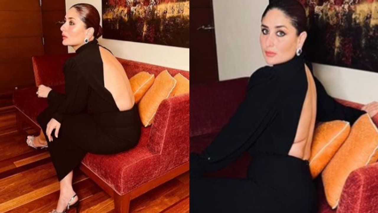 ബ്ലാക്ക് ആന്‍ഡ് ബ്യൂട്ടിഫുള്‍; ബാക്ലെസ് ഔട്ട്ഫിറ്റില്‍ കരീന കപൂര്‍; ചിത്രങ്ങള്‍ വൈറല്‍ 