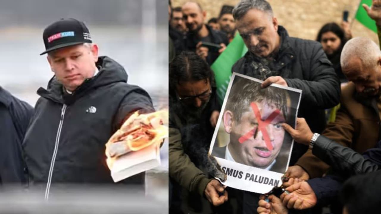 എംബസിക്ക് മുന്നിൽ ഖുറാൻ കത്തിച്ച് പ്രതിഷേധം; സ്വീഡനും തുർക്കിയും തർക്കം മുറുകുന്നു എംബസിക്ക് മുന്നിൽ ഖുറാൻ കത്തിച്ച് പ്രതിഷേധം; സ്വീഡനും തുർക്കിയും തർക്കം മുറുകുന്നു