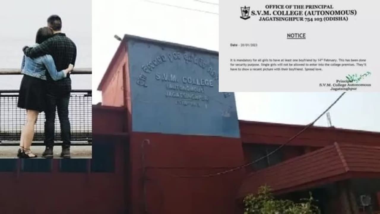 ಬಾಯ್‌ಫ್ರೆಂಡ್ ಇಲ್ದೇ ಕಾಲೇಜಿಗೆ ಬರುವಂತಿಲ್ಲ: ನೋಟಿಸ್‌ಗೆ ದಂಗಾದ ಪೋಷಕರು!