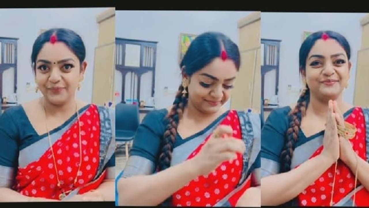 'ദീപ'യുടെ വേഷം അഴിച്ചുവച്ച് പ്രേമി വിശ്വനാഥ്; വീഡിയോ 'ദീപ'യുടെ വേഷം അഴിച്ചുവച്ച് പ്രേമി വിശ്വനാഥ്; വീഡിയോ