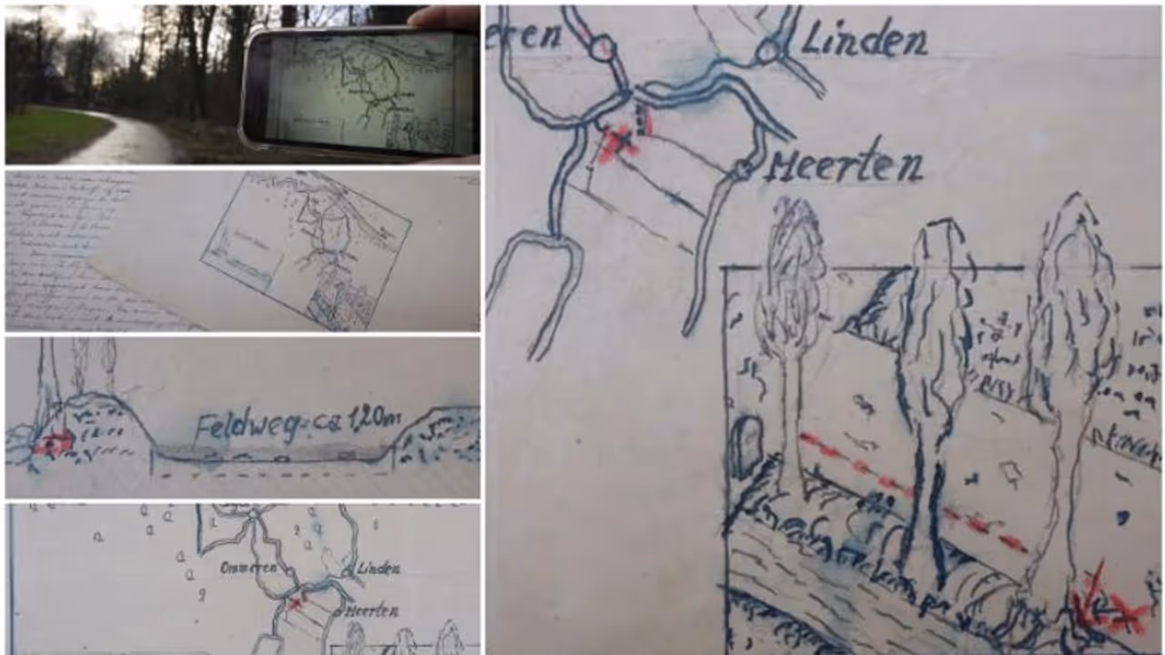 നിധിവേട്ടയ്ക്ക് തുടക്കമിട്ട് 'X' എന്ന് അടയാള ചിഹ്നമിട്ട രണ്ടാം ലോകമഹായുദ്ധ കാലത്തെ ഭൂപടം!