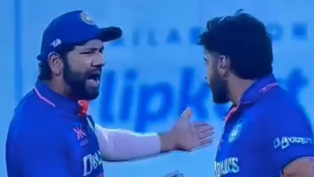 ಮೈದಾನದಲ್ಲೇ ಶಾರ್ದೂಲ್ ಠಾಕೂರ್‌ ಮೇಲೆ ತಾಳ್ಮೆ ಕಳೆದುಕೊಂಡ ಕ್ಯಾಪ್ಟನ್ ರೋಹಿತ್ ಶರ್ಮಾ..!