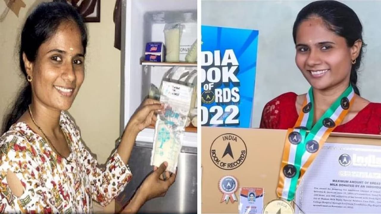 7 மாதங்களில் 106 லிட்டர் தாய்ப்பால் தானம் செய்து கோவை பெண் சாதனை