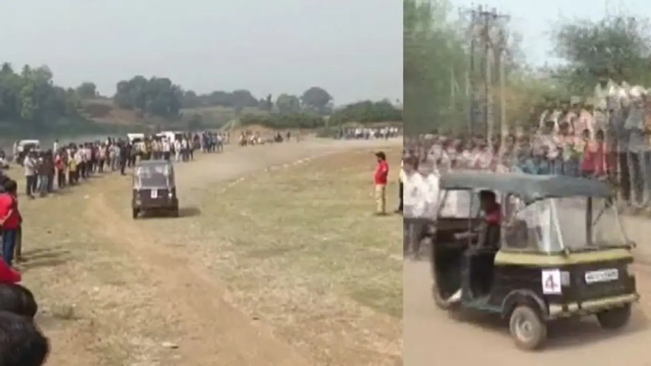 ಮಹಾರಾಷ್ಟ್ರದಲ್ಲಿ ಗಮನ ಸೆಳೆಯಿತು ರಿಕ್ಷಾ ರಿವರ್ಸ್ ಓಡಿಸುವ ಸ್ಪರ್ಧೆ... ವಿಡಿಯೋ ನೋಡಿ