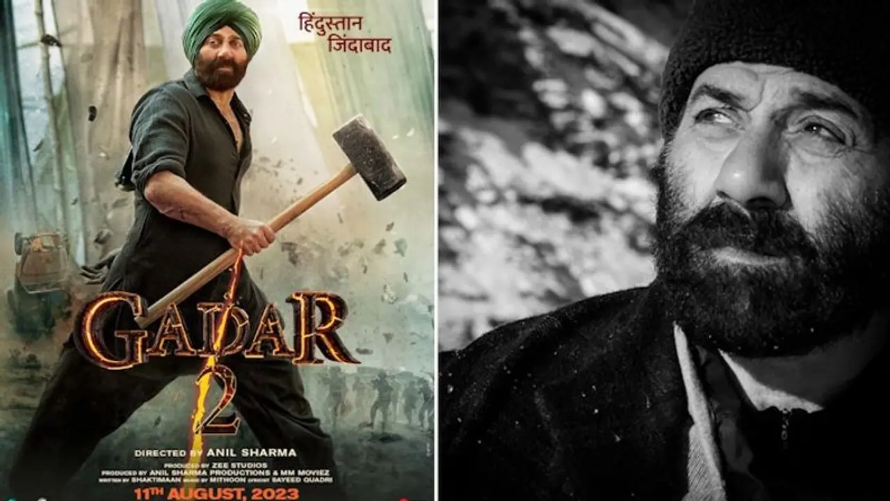 Gadar 2: Sunny Deol looks fiery in a powerful avatar within first poster look of the awaited actioner film
