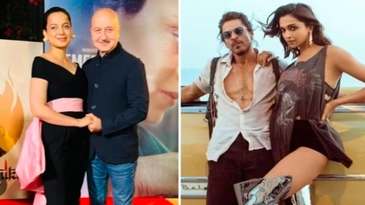 'ഇതുപോലുള്ള സിനിമകൾ വിജയിക്കണം'; പഠാനെ പ്രശംസിച്ച് കങ്കണയും അനുപം ഖേറും 'ഇതുപോലുള്ള സിനിമകൾ വിജയിക്കണം'; പഠാനെ പ്രശംസിച്ച് കങ്കണയും അനുപം ഖേറും