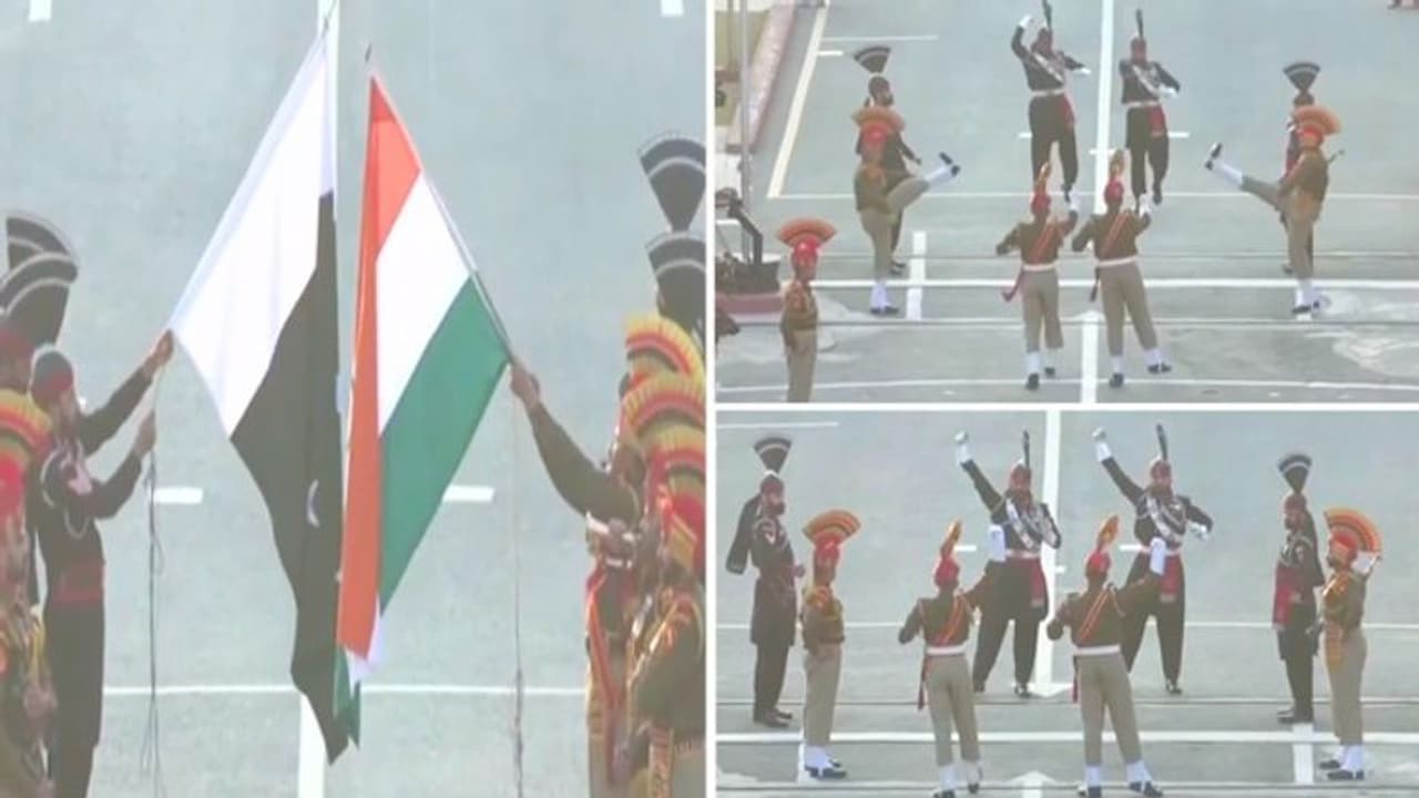 Republic Day 2023: Beating retreat ceremony concludes at Attari Wagah border