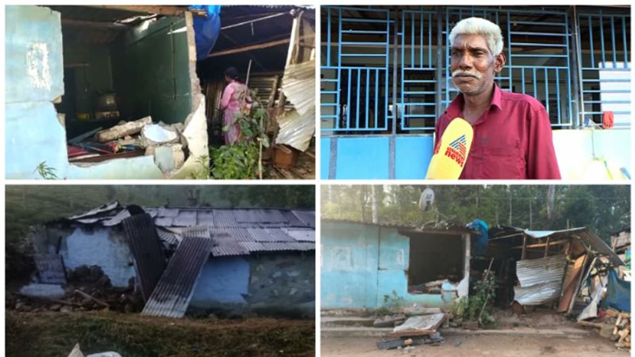 ഇടുക്കിയിൽ ഒറ്റയാന്റെ ആക്രമണത്തിൽ വീട് ഭാഗികമായി തകർന്നു, വീട്ടുടമ രക്ഷപെട്ടത് തലനാരിഴയ്ക്ക് ഇടുക്കിയിൽ ഒറ്റയാന്റെ ആക്രമണത്തിൽ വീട് ഭാഗികമായി തകർന്നു, വീട്ടുടമ രക്ഷപെട്ടത് തലനാരിഴയ്ക്ക്