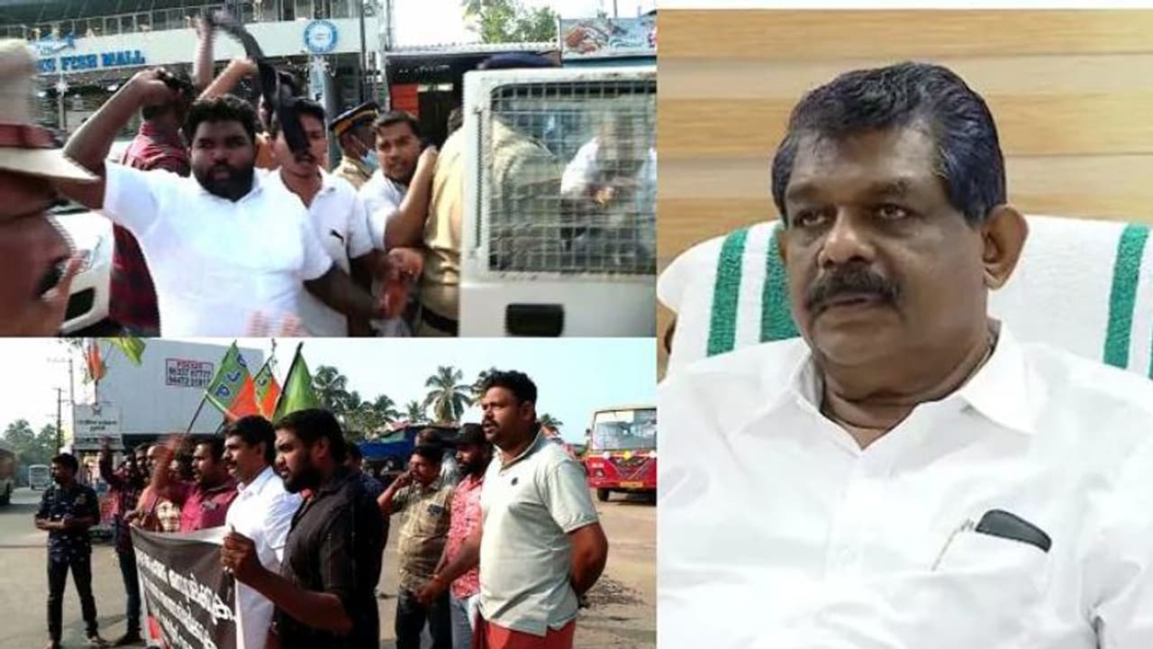 വൈപ്പിൻ സിറ്റി ബസ് സർവ്വീസ്: ഗതാഗതമന്ത്രി ആൻ്റണി രാജുവിനെതിരെ കരിങ്കൊടി പ്രതിഷേധം വൈപ്പിൻ സിറ്റി ബസ് സർവ്വീസ്: ഗതാഗതമന്ത്രി ആൻ്റണി രാജുവിനെതിരെ കരിങ്കൊടി പ്രതിഷേധം