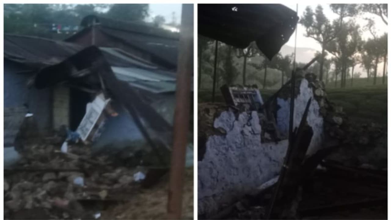 ഇടുക്കിയിൽ ഭീതിയുണർത്തി വീണ്ടും കാട്ടാന; അരിക്കൊമ്പന്റെ ആക്രമണത്തിൽ റേഷൻകടയും വീടും തകർന്നു; പ്രതിഷേധം ഇടുക്കിയിൽ ഭീതിയുണർത്തി വീണ്ടും കാട്ടാന; അരിക്കൊമ്പന്റെ ആക്രമണത്തിൽ റേഷൻകടയും വീടും തകർന്നു; പ്രതിഷേധം