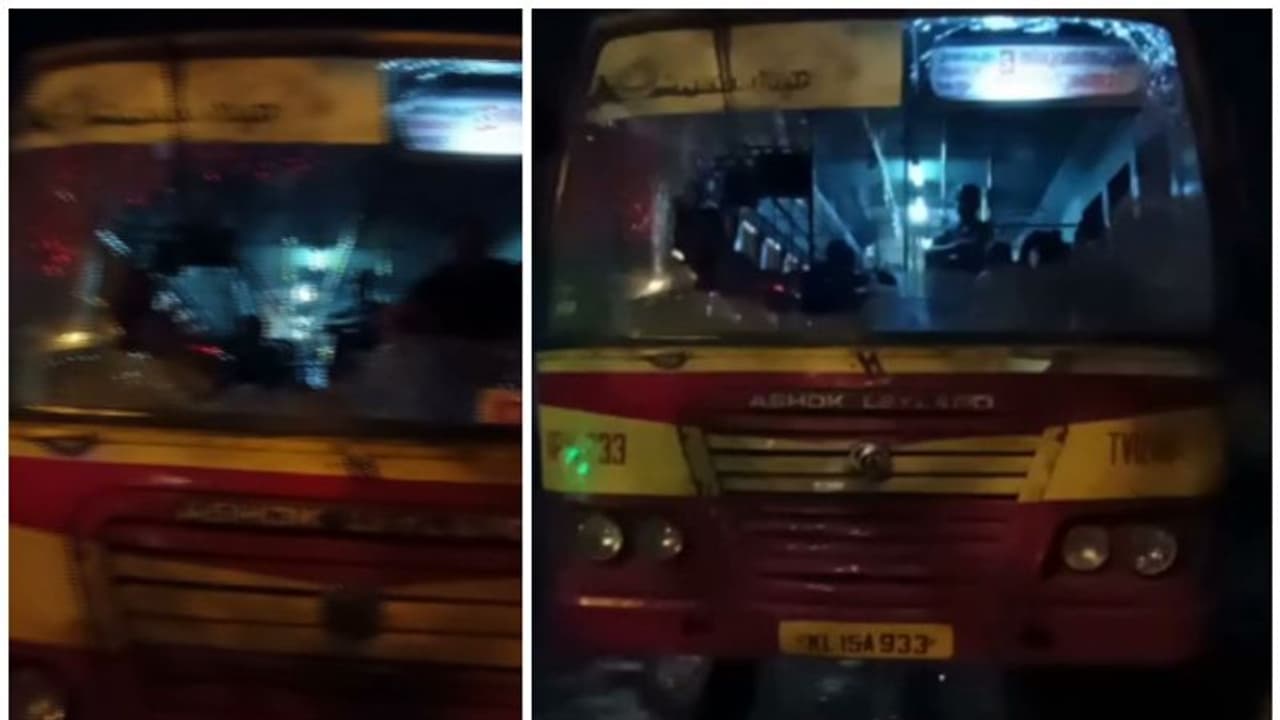 കെഎസ്ആർടിസി ബസിനെ ബൈക്കിൽ പിന്തുടർന്നെത്തി കല്ലെറിഞ്ഞു, സംഭവം ചാലക്കുടിയിൽ വെച്ച്, യുവാവിനായി തിരച്ചിൽ കെഎസ്ആർടിസി ബസിനെ ബൈക്കിൽ പിന്തുടർന്നെത്തി കല്ലെറിഞ്ഞു, സംഭവം ചാലക്കുടിയിൽ വെച്ച്, യുവാവിനായി തിരച്ചിൽ