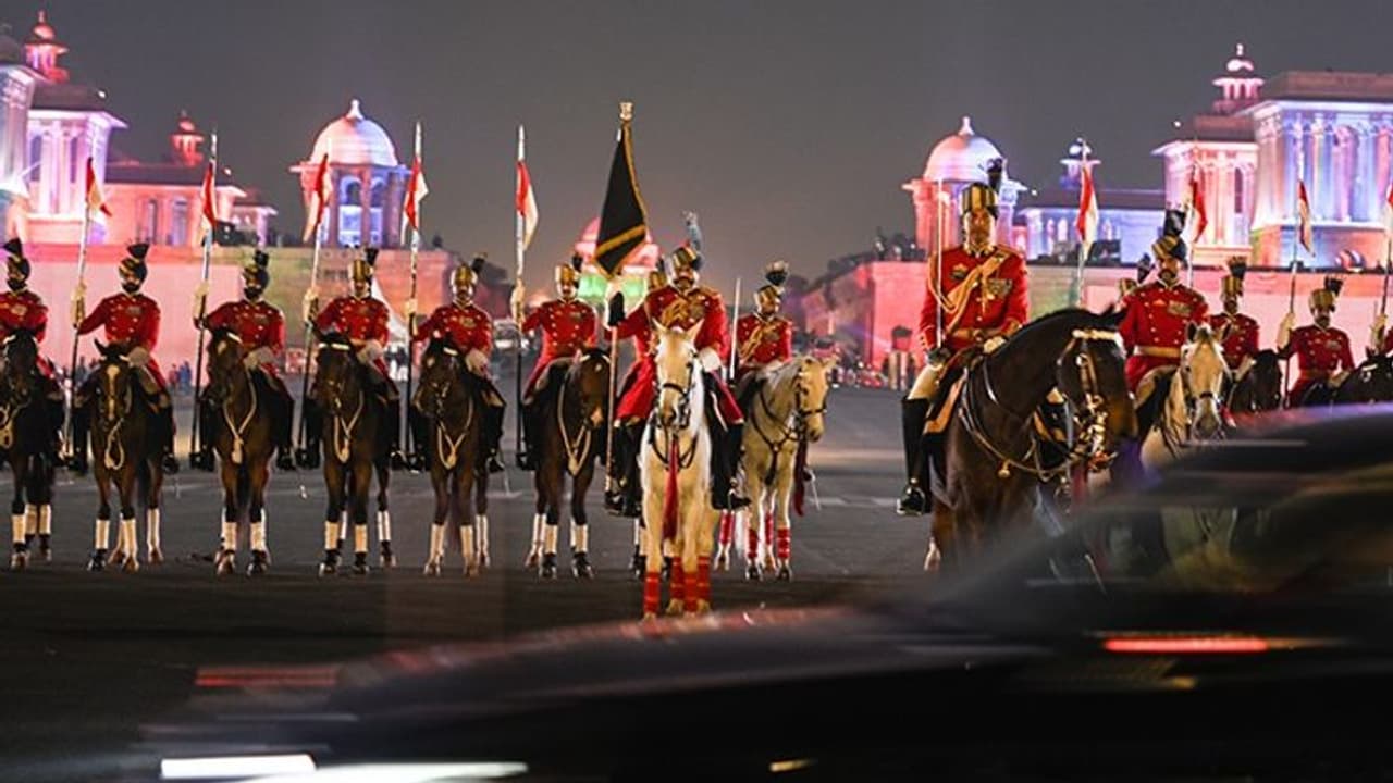 Beating Retreat 2023: Classical ragas based tunes, biggest drone show and more to mesmerise spectators Beating Retreat 2023: Classical ragas based tunes, biggest drone show and more to mesmerise spectators